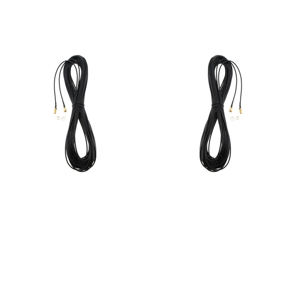 2Piece Antenna Connector RP-SMA Extension Cable for WiFi Wireless Router 20M