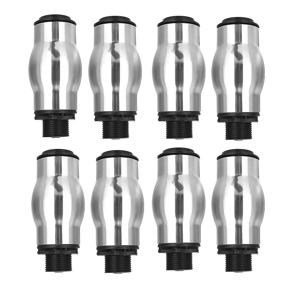 8x Stainless Steel Frothy Fountain Nozzle Bubbling Waterscape Pond Sprayhead