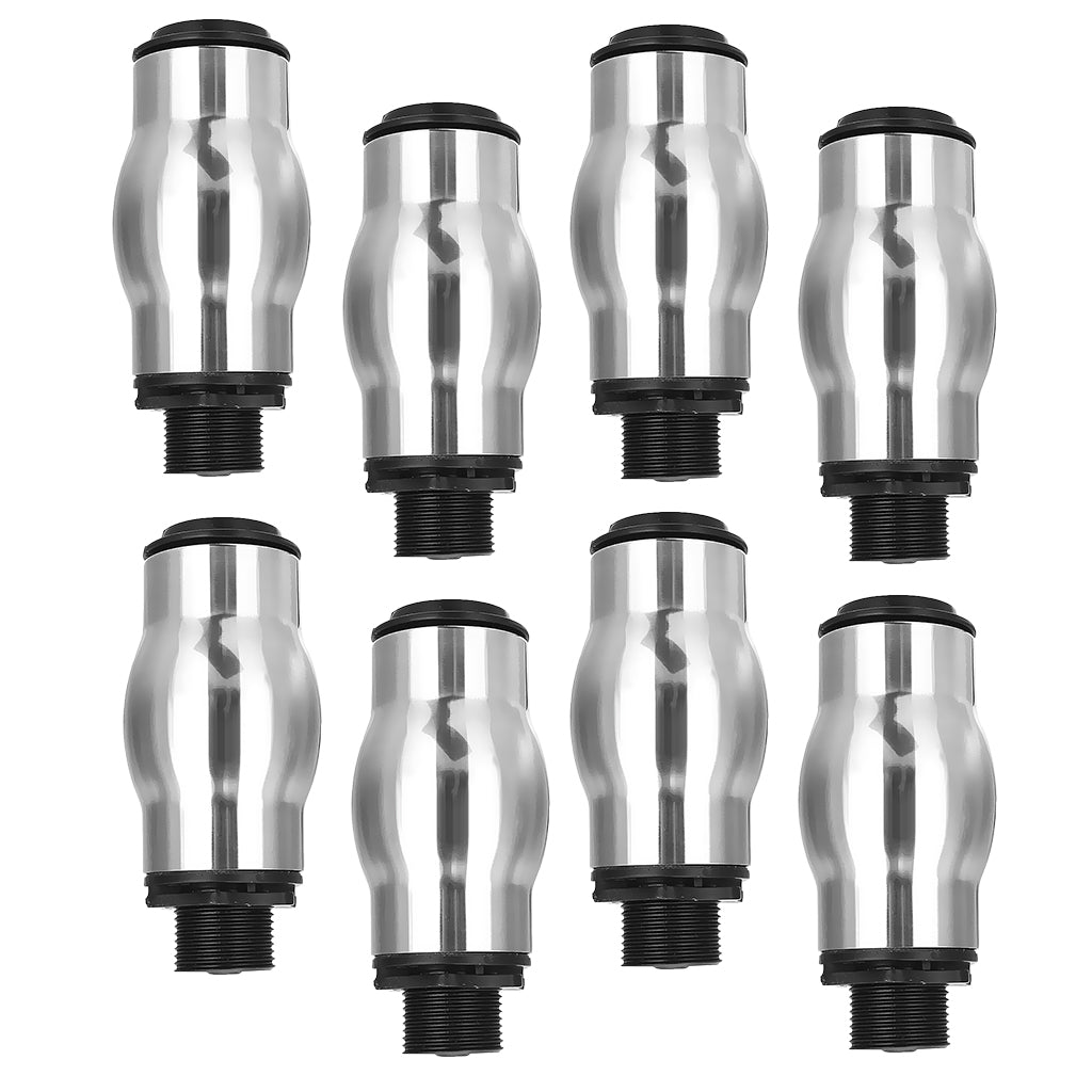 8x Stainless Steel Frothy Fountain Nozzle Bubbling Waterscape Pond Sprayhead