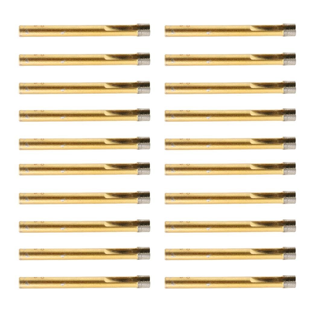 20 Diamond Holesaw Tile Ceramic Glass Slate Porcelain Marble Drill Bits 8mm