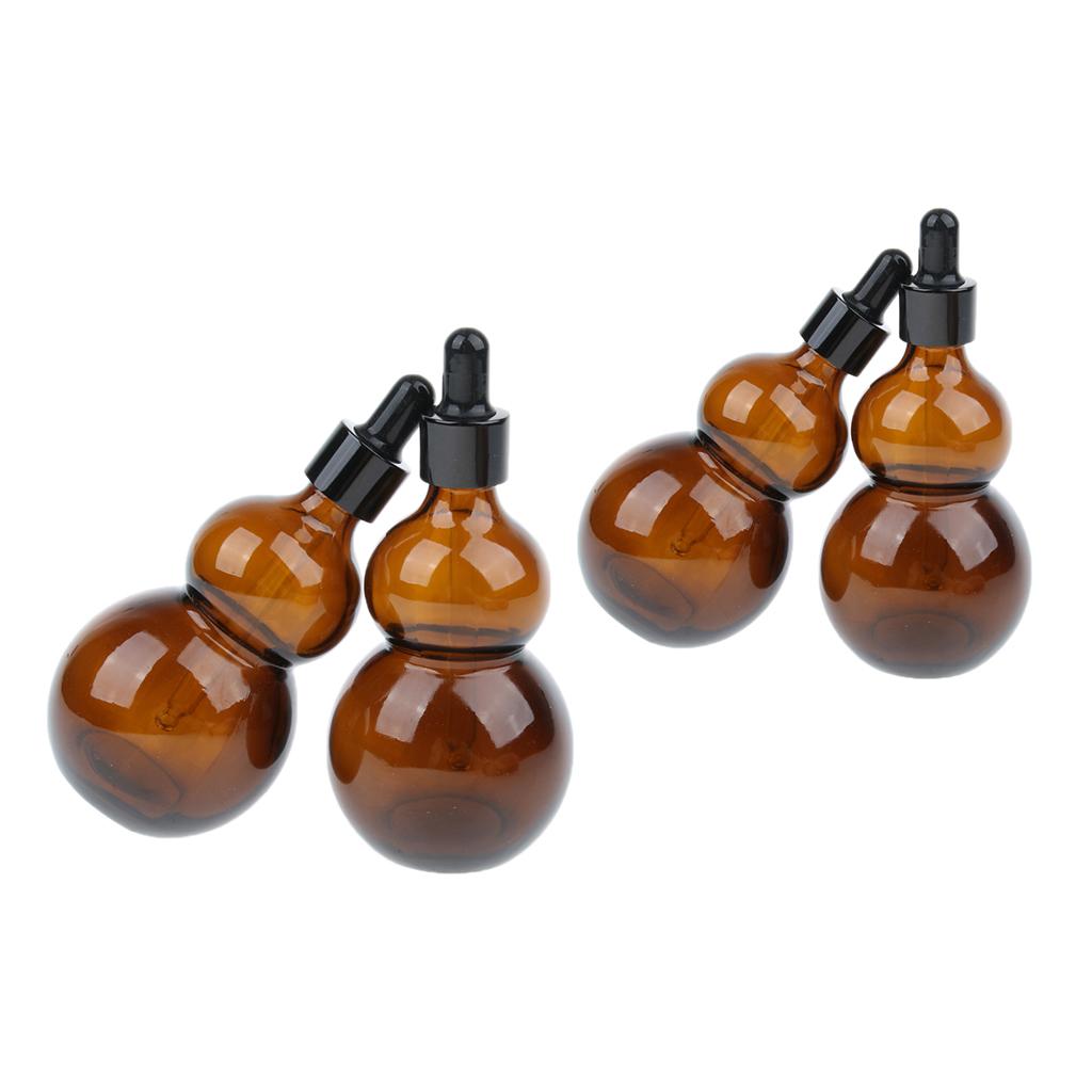 4x Empty Glass Essential Oil Liquid Aromatherapy Dropper Bottles 50ml/100ml