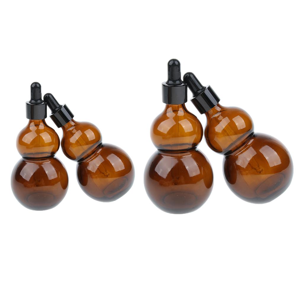 4x Empty Glass Essential Oil Liquid Aromatherapy Dropper Bottles 50ml/100ml