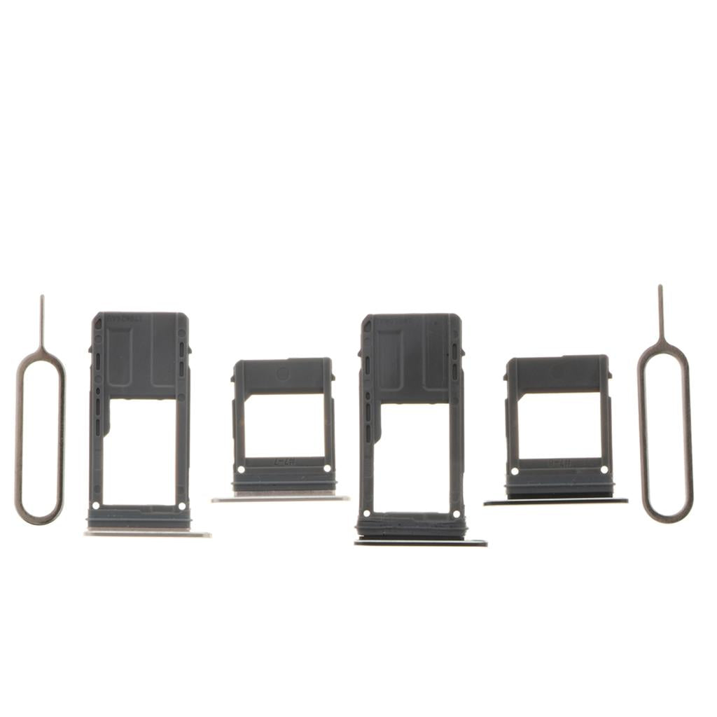 2 Pieces Sim Card Holder Slot Tray Replacement for Samsung A5 A7 2017 A520