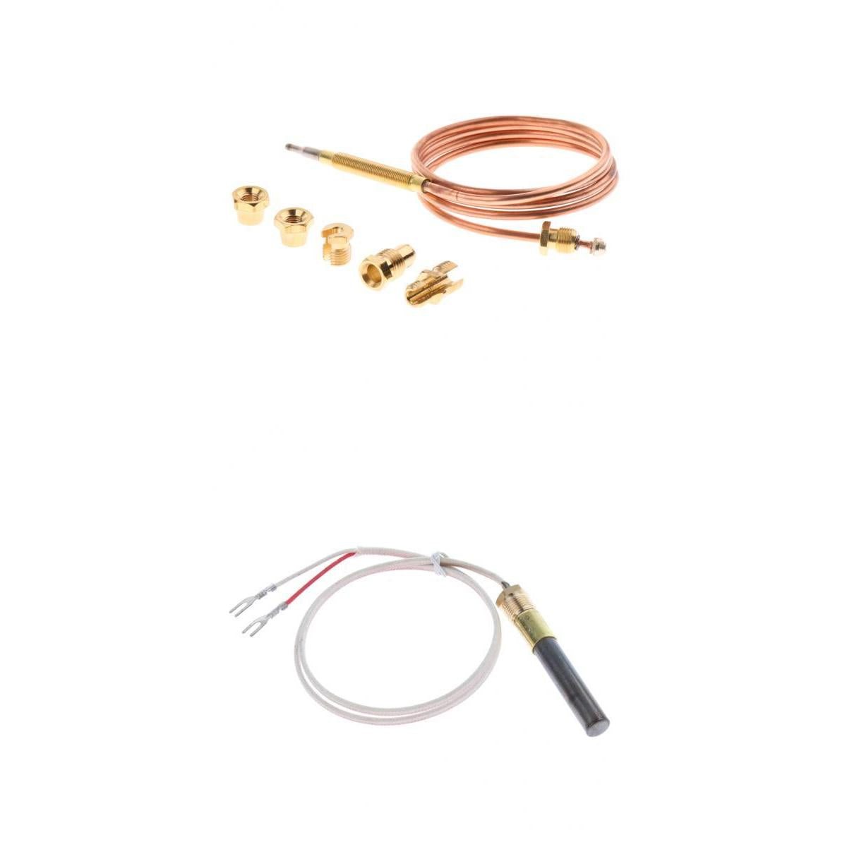 90cm Thermocouple Replacement Set & 24 Thermopile Thermogenerator for Pilot"