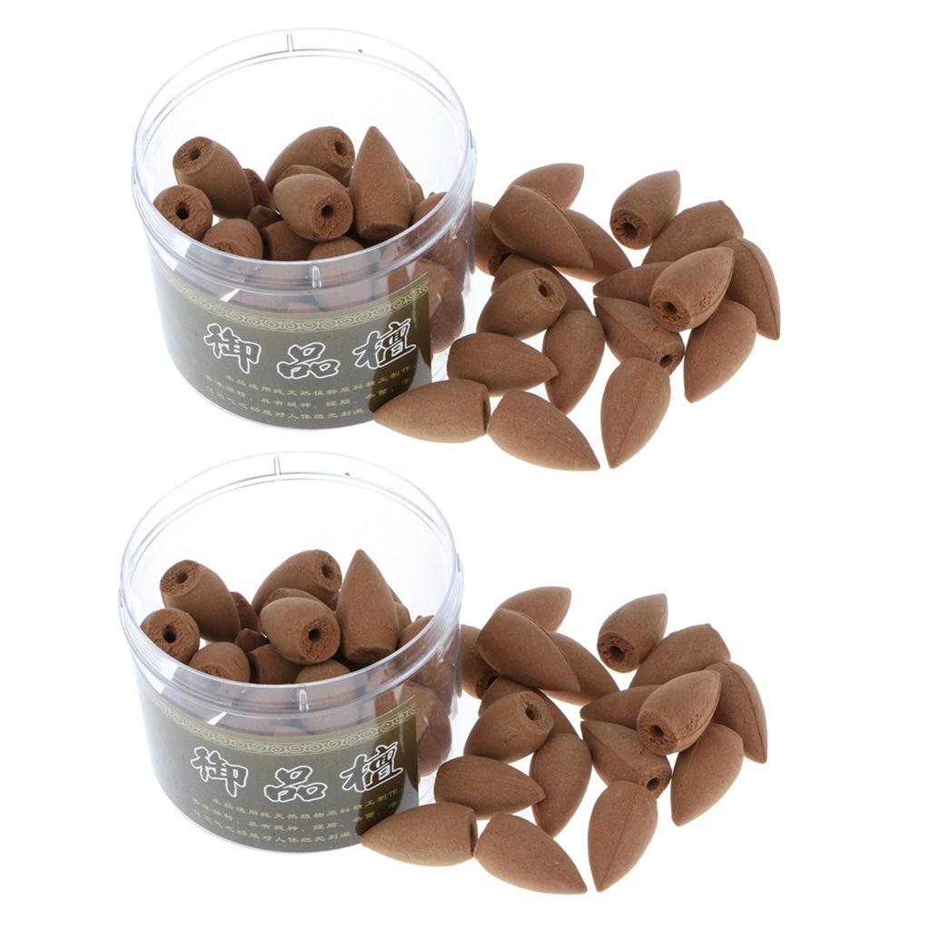 80Pcs Backflow Incense Cones Natural Incense Cone Incense For Home,Patio