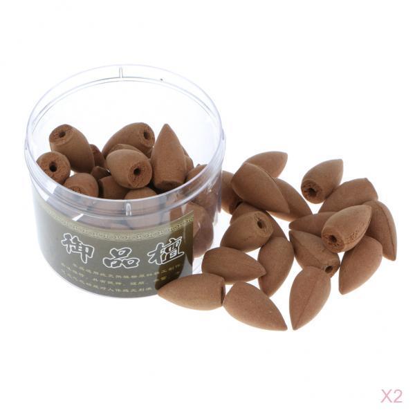 80Pcs Backflow Incense Cones Natural Incense Cone Incense For Home,Patio