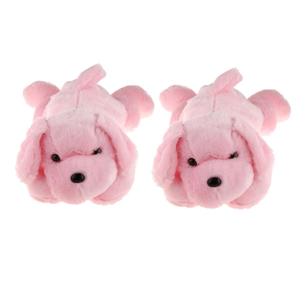 2pcs LED Night Light Plush Toys Stuffed Animals Doggie for Kids 20inch Pink