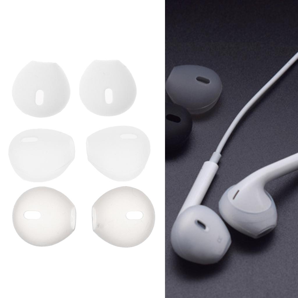 3 Pair Silicone Earbuds Eartip Caps for Apple AirPods iPhone 7 Earpods