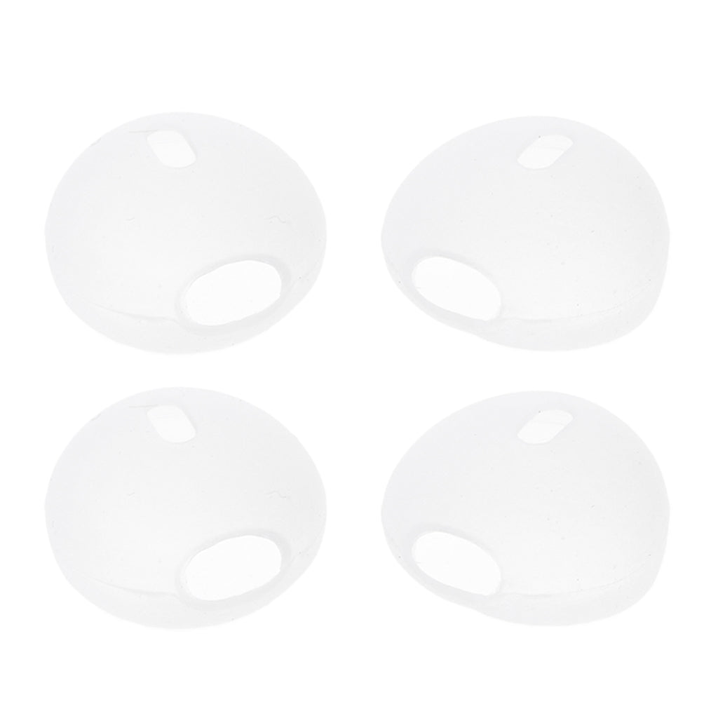 2 Pair Silicone Earbuds Eartips Caps for Apple AirPods iPhone 7 Earpods Gray
