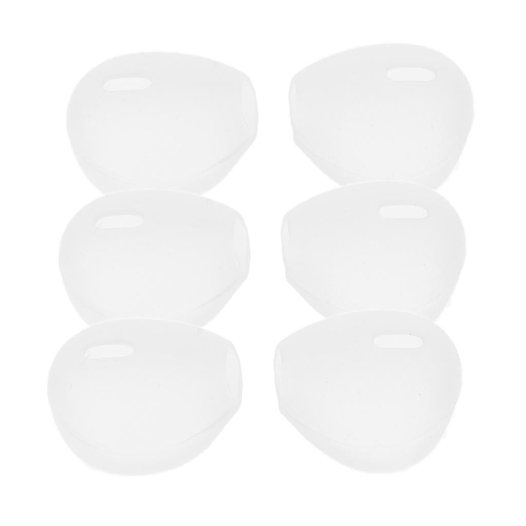3 Pair Silicone Earbuds Eartips Cap for Apple AirPods iPhone 7 Earpods Gray