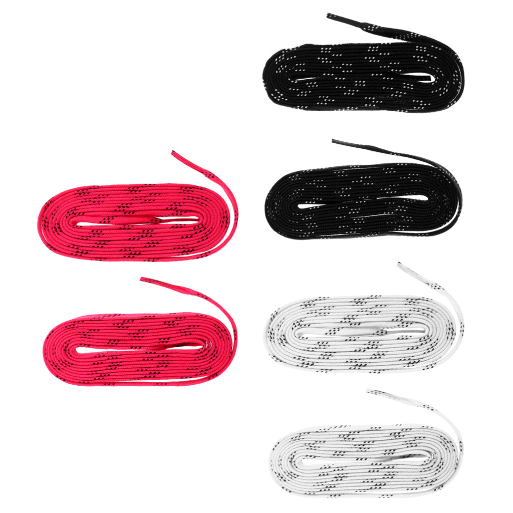 3 Pairs 96 inch Sports Ice Hockey Skates Shoe Laces Shoelace Replacement