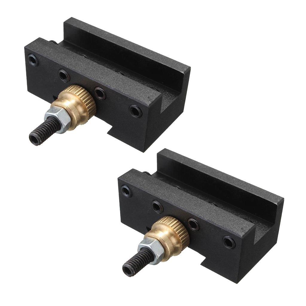 CNC 1/4-1/2" Mini Lathe Quick Change Post Facing Milling Tool Holder 2pcs"