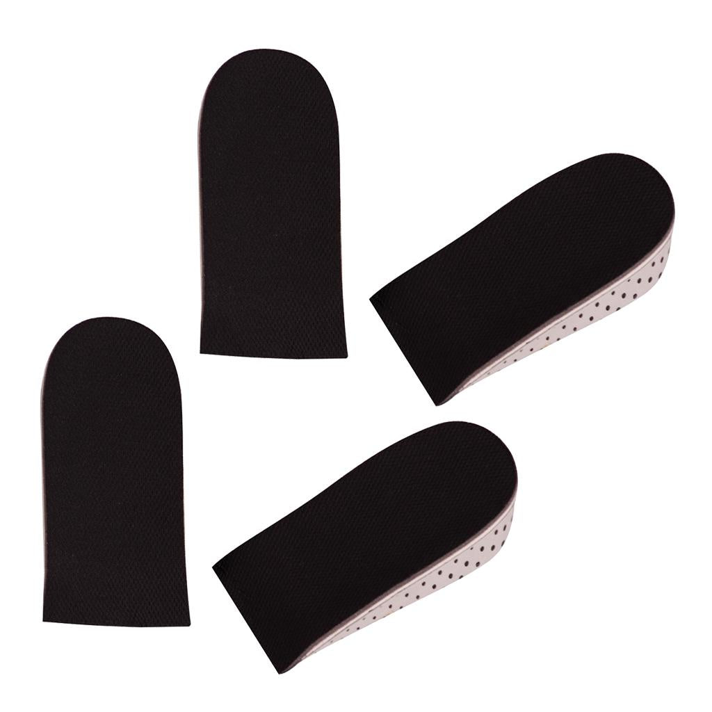 2Pairs Breathable Adjustable Memory Foam Height Increase Insoles for Sports