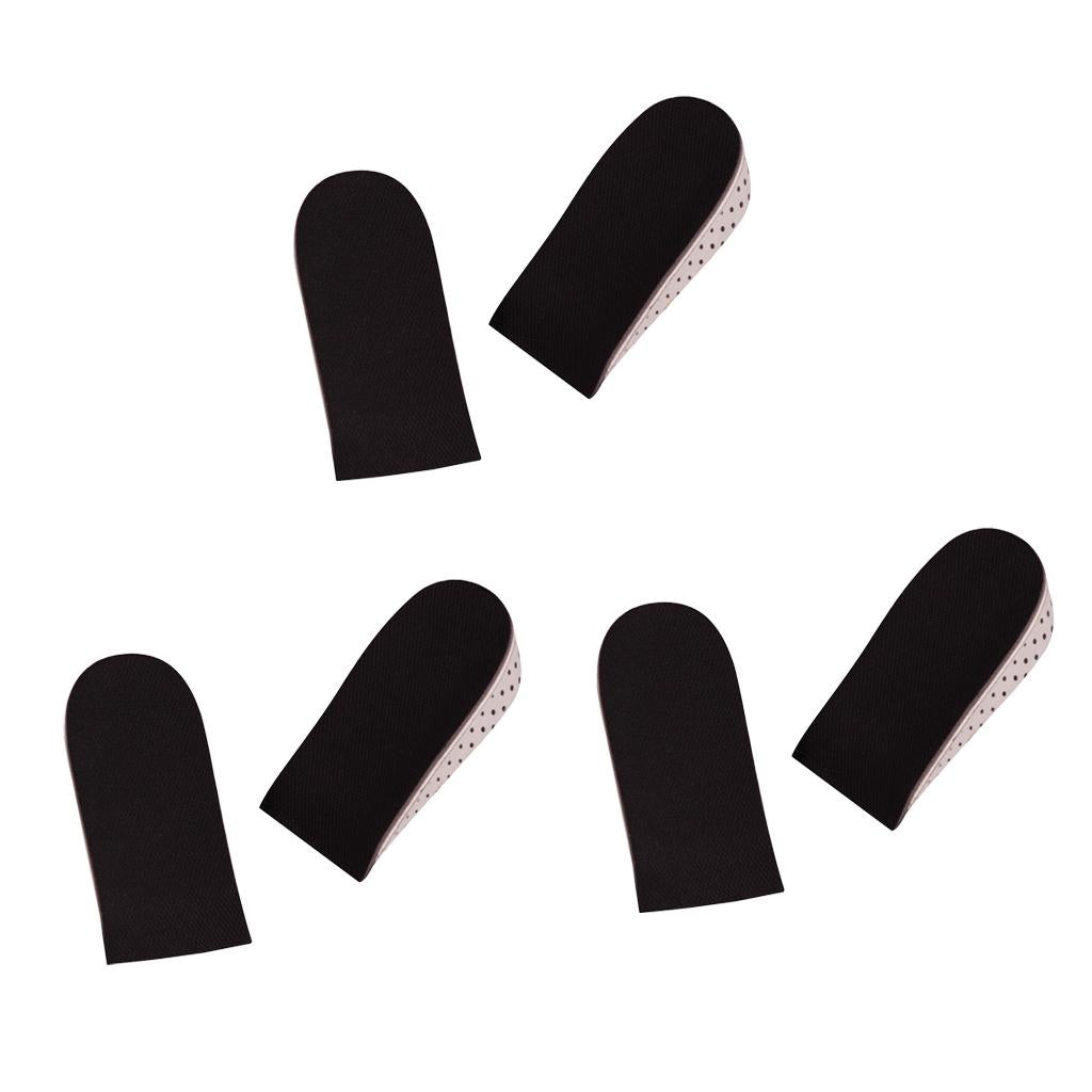 3Pairs Breathable Adjustable Memory Foam Height Increase Insoles for Sports