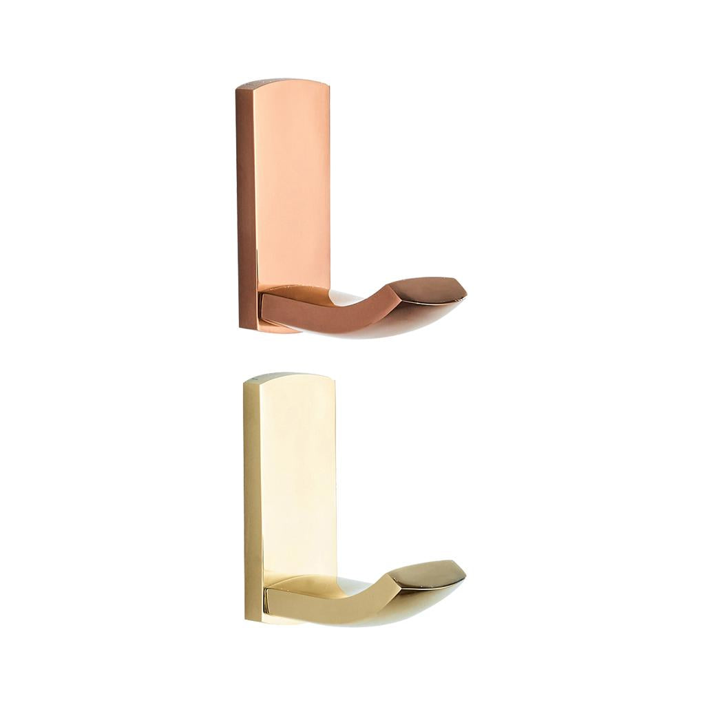 2Color Brass Bathroom Wall Mounted Towel Rack Coat Hat Hook Hanger