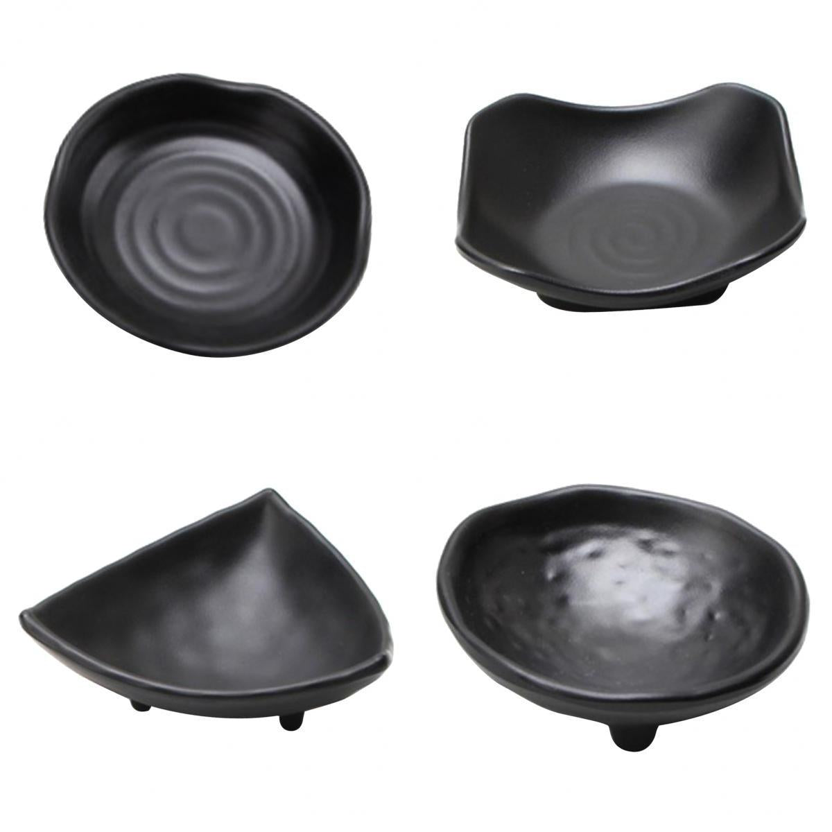 4Pcs Japanese Sushi Sauce Dipping Bowl Snacks Nuts Plate Butter Dish Tray C