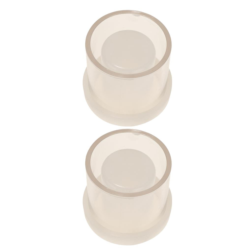 2Pcs Plastic Cylinder Shape Candle Mould Tealight Mold Candle Making 50x50mm