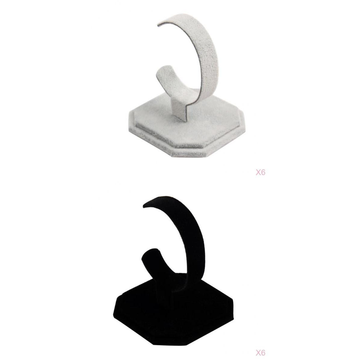12Pieces Velvet Jewelry Display Stand Bracelet Wrist Watch Stand Holder