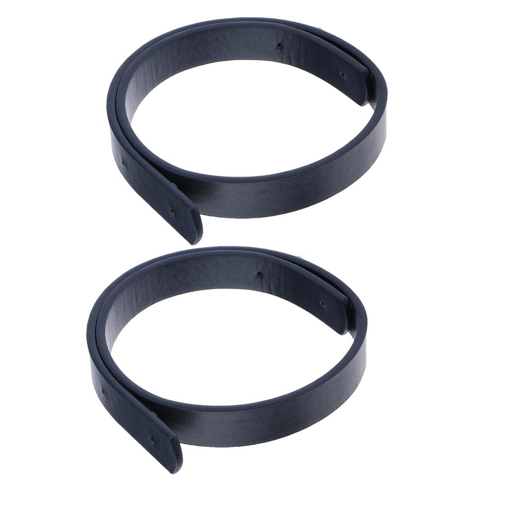 2 Pieces Detachable Repalcement Handbag Handle Bag Belt DIY Accessories Navy