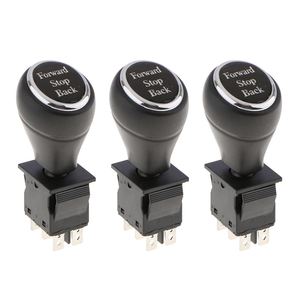 6Pin 3Position Joystick Switch Replacement Car Putter Switches Push Rod x3