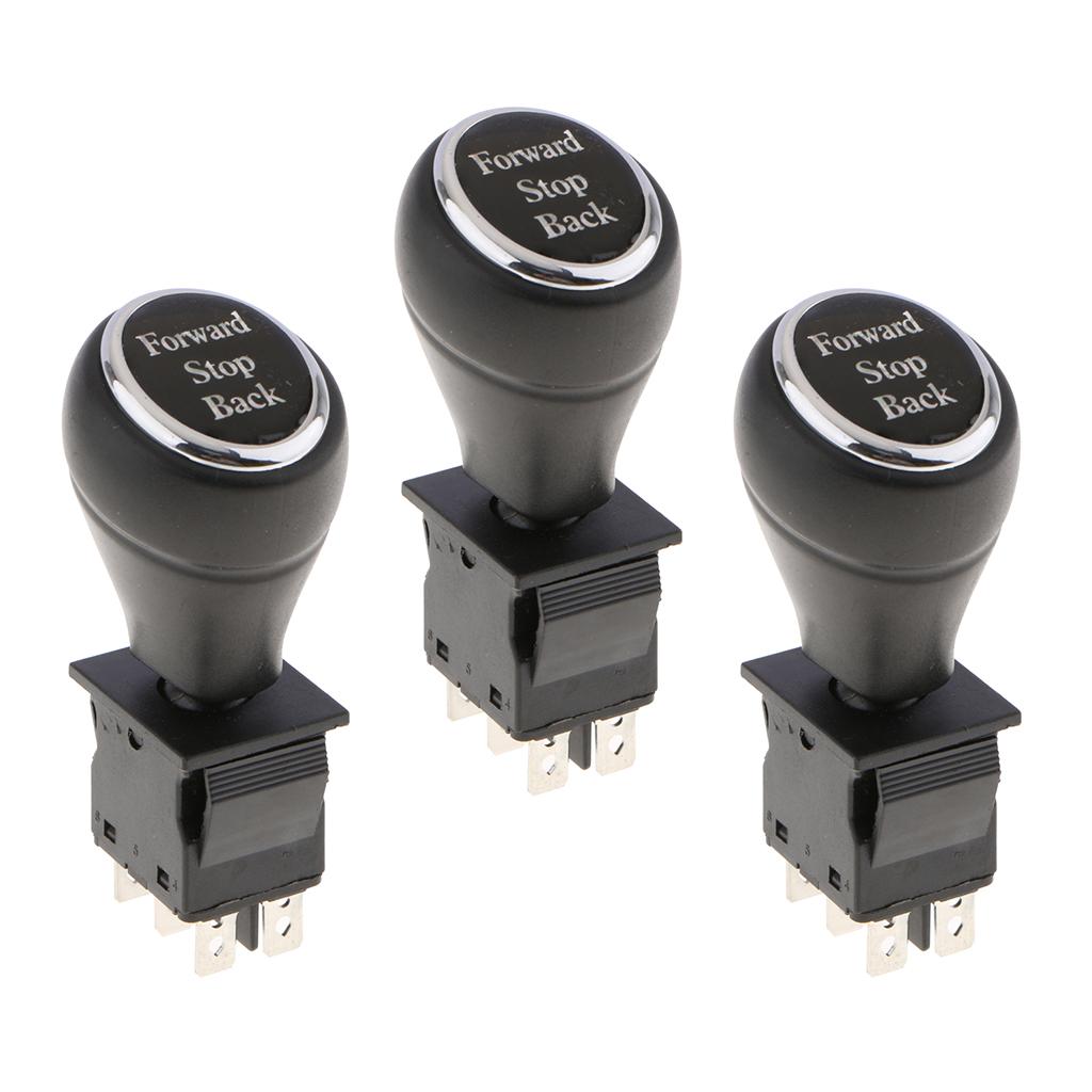 6Pin 3Position Joystick Switch Replacement Car Putter Switches Push Rod x3