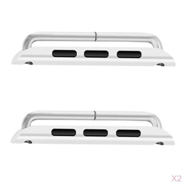 2x Watch Bands Adapter For Apple Watch 4 Strap Connector 40mm Silver