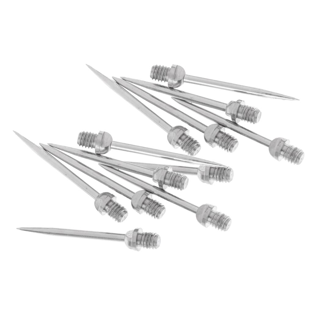 12 Pieces Harrows Darts Steel Tips Conversion Dart Tip Points 2BA Silver