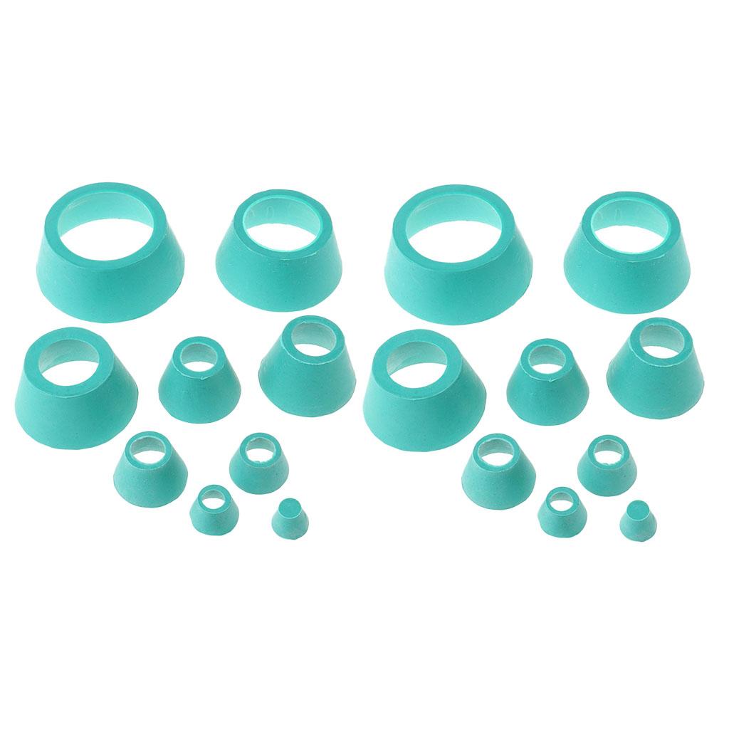 2 Set Filter Adapter Cone Rubber Stopper Buchner Funnel Flask Filtration Set