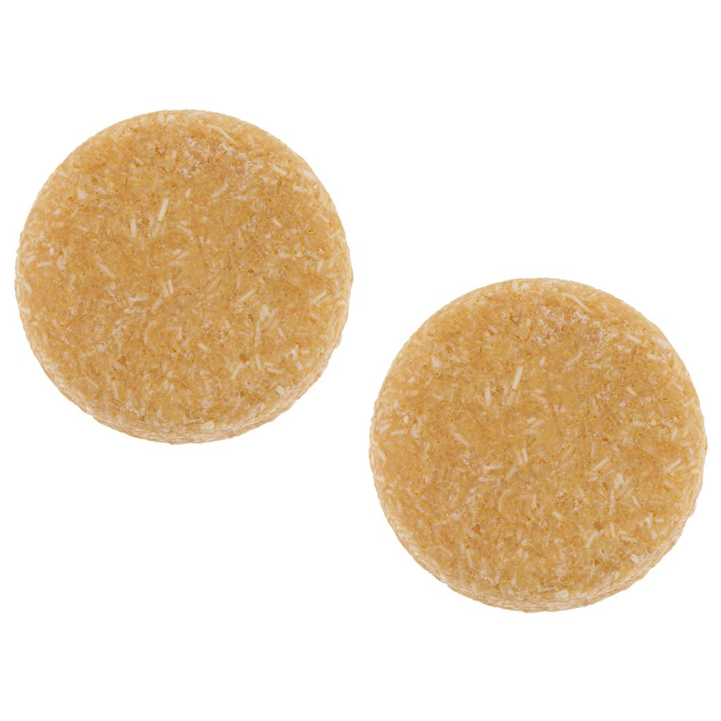 2pcs 55g Handmade Hair Shampoo Soap Natural Hair Care Wash Shampoo Honey