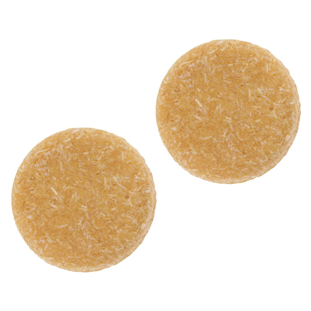 2pcs 55g Handmade Hair Shampoo Soap Natural Hair Care Wash Shampoo Honey