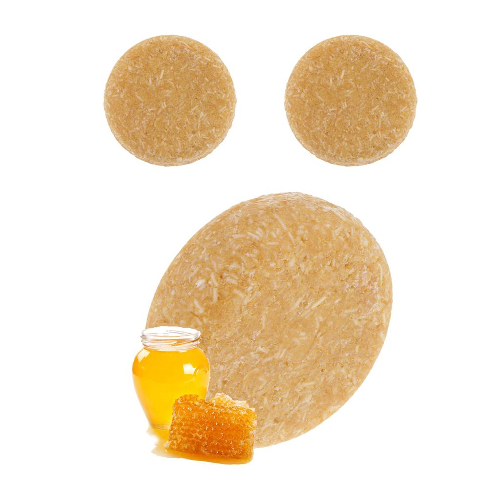 2pcs 55g Handmade Hair Shampoo Soap Natural Hair Care Wash Shampoo Honey