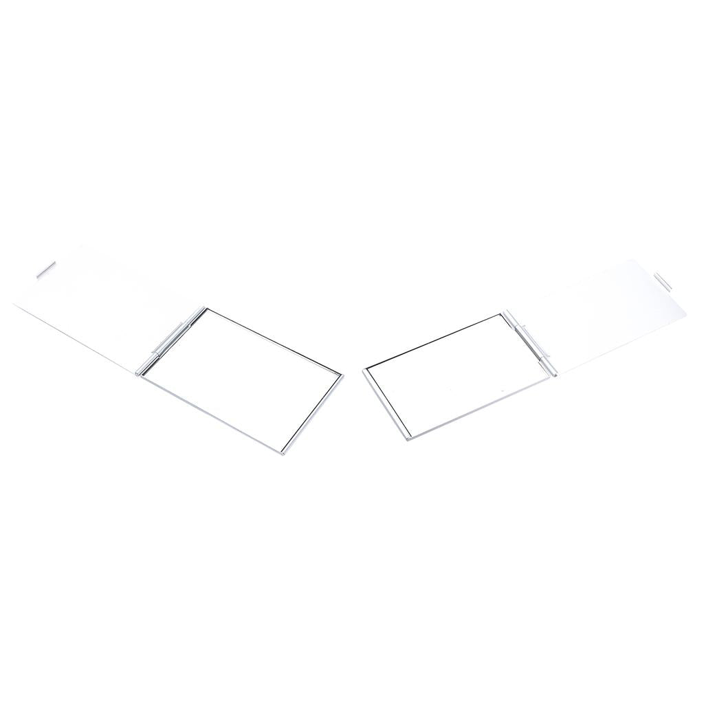2pcs Fashion Pocket Square Vanity Mirror Lovely Portable Cute Makeup Mirror