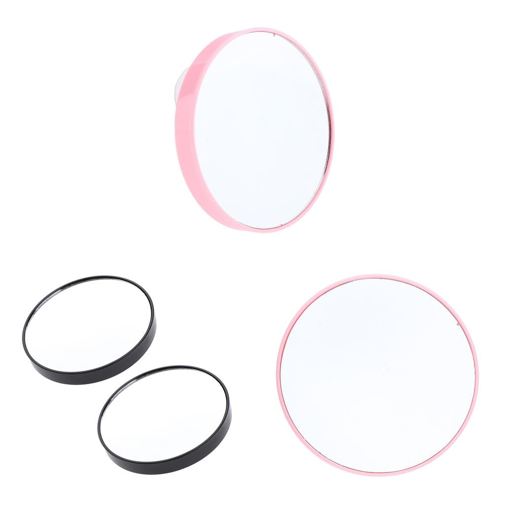4xTravel Wall Suction Mirror 10X Magnifying Makeup Cosmetic Bedroom Mirrors