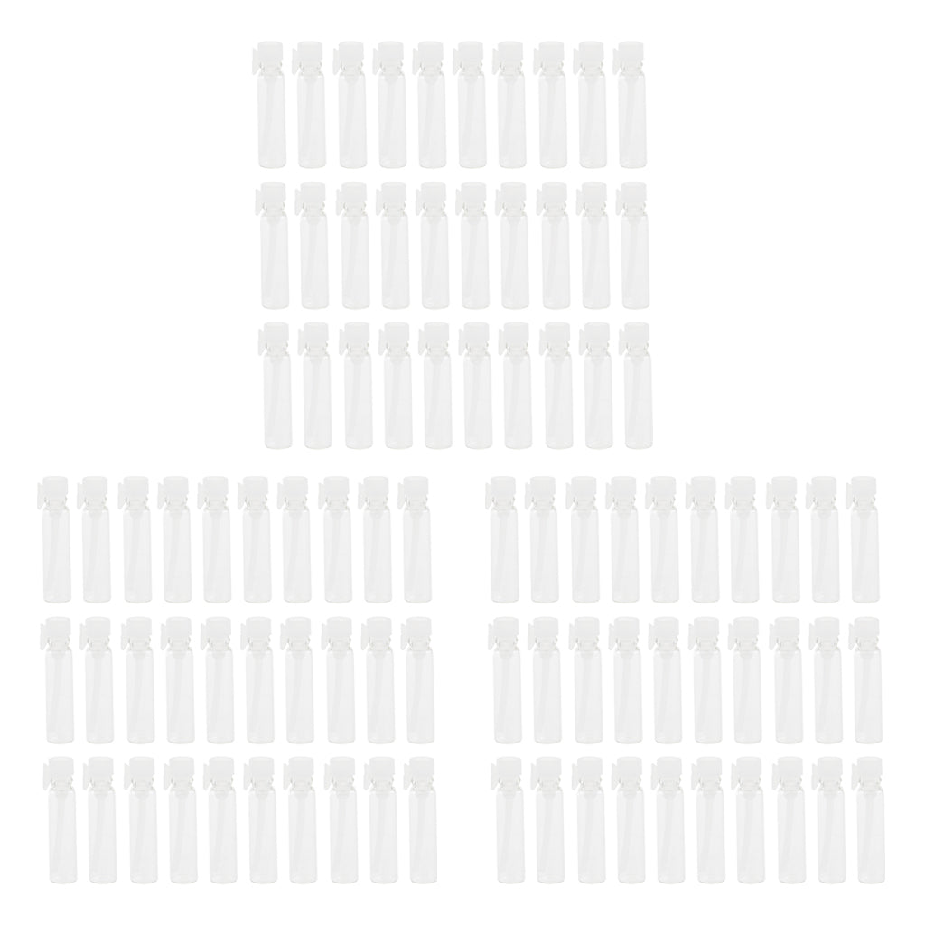 90X Mini Empty Perfume Trial Bottle Sample Vial Essential Oil Jar Cannings