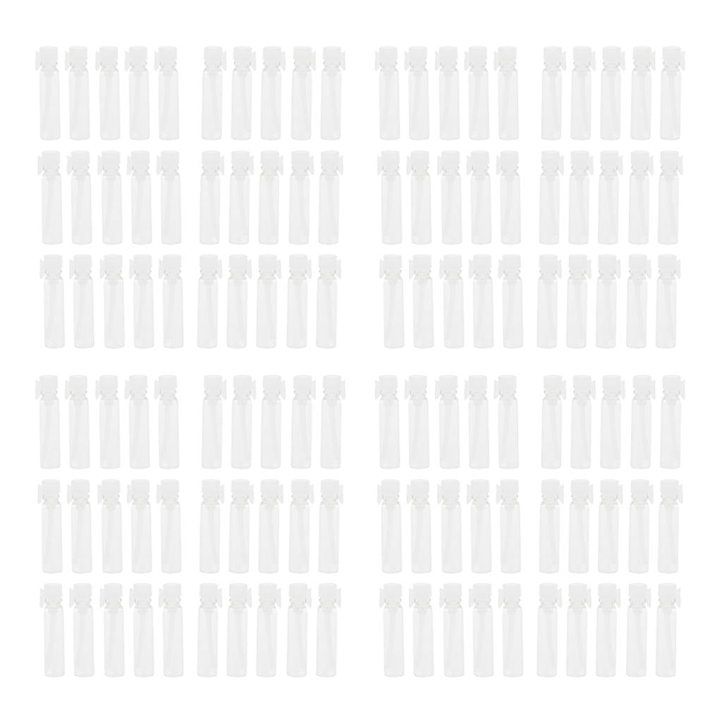 120X Mini Empty Perfume Trial Bottle Sample Vial Essential Oil Jar Cannings