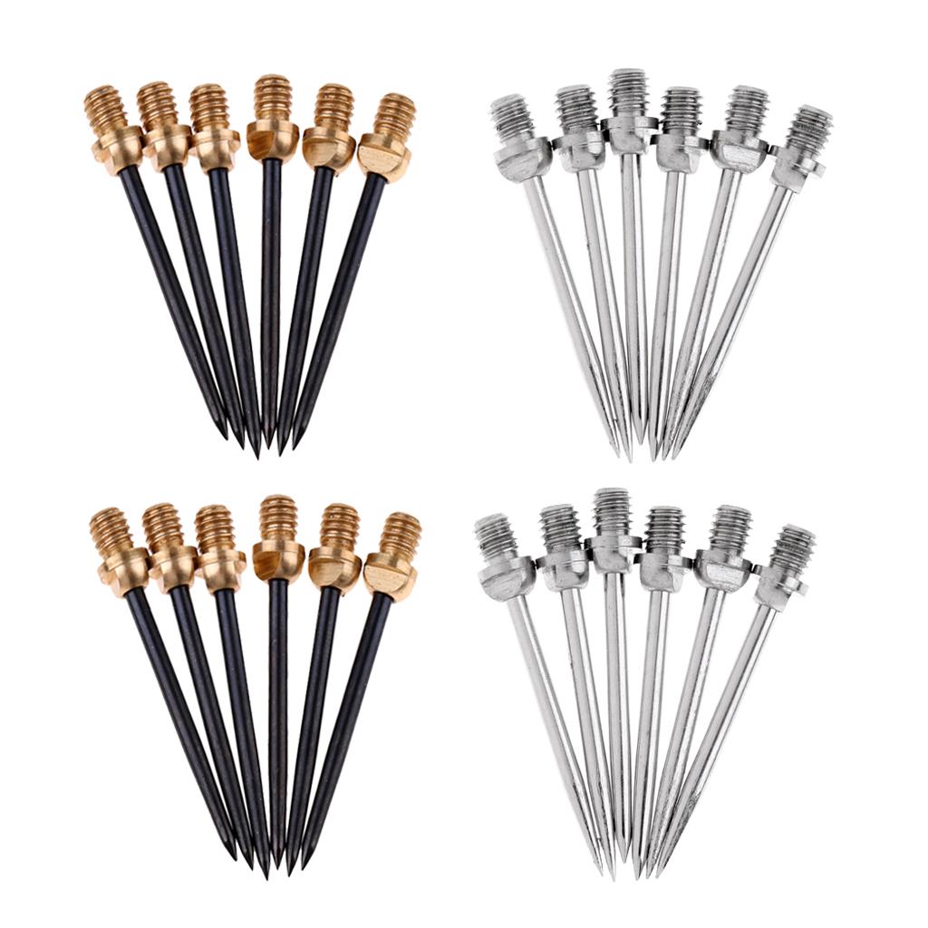 24pcs Harrows Darts Steel Tips Conversion Dart Tip Points 2BA Black & White