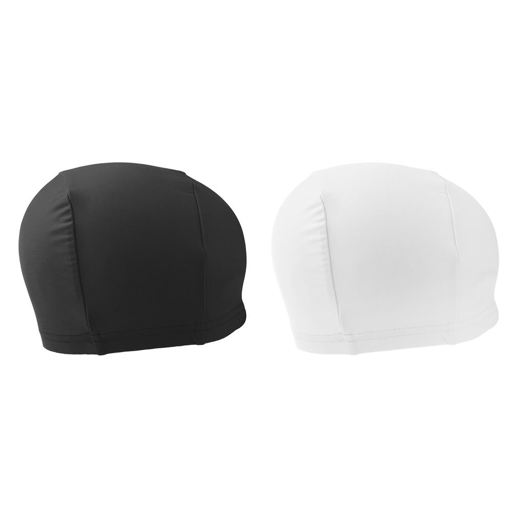 2x Skull Helmet Liner Beanie for Cycling Swimming Bathing Black & White