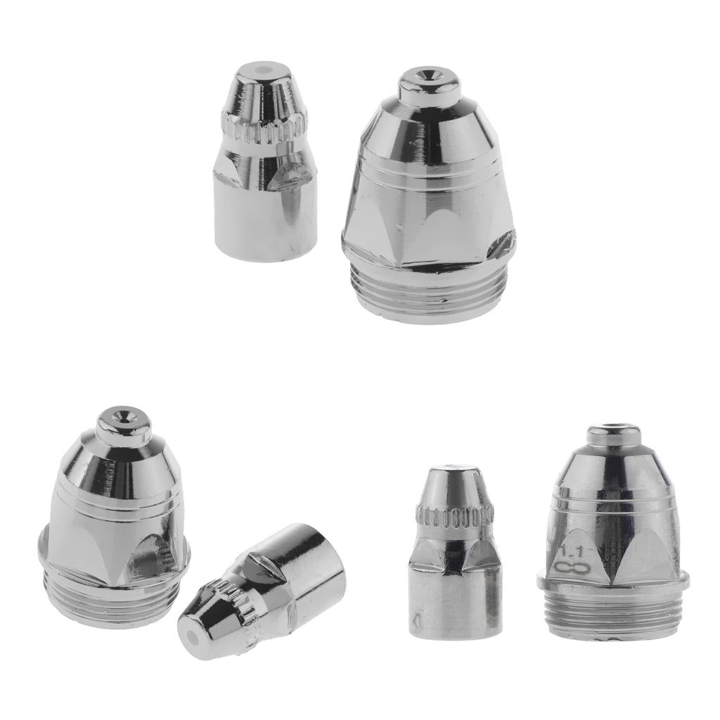 3x P-80 Plasma Cutter Nozzle Torch Electrode Welding 1.7 Hole Cutting Nozzle