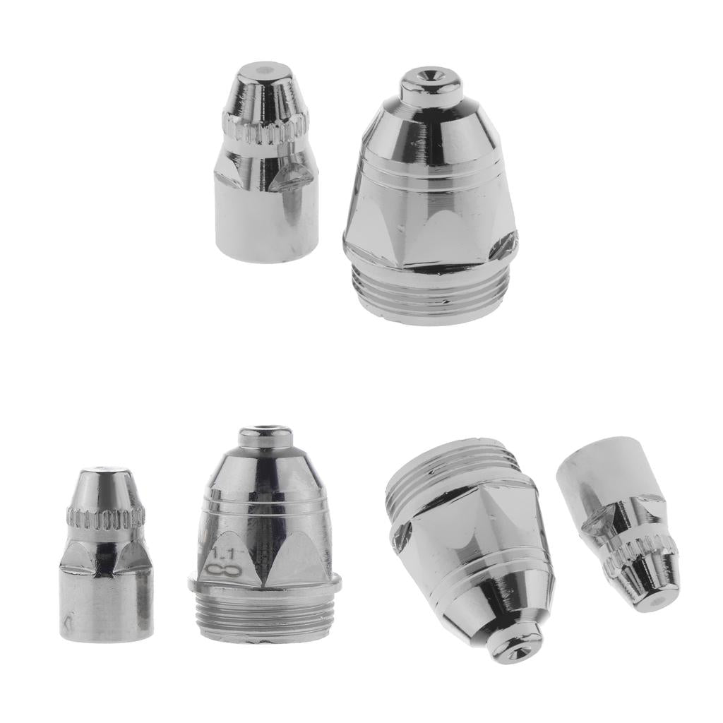 3x P-80 Plasma Cutter Nozzle Torch Electrode Welding 1.7 Hole Cutting Nozzle