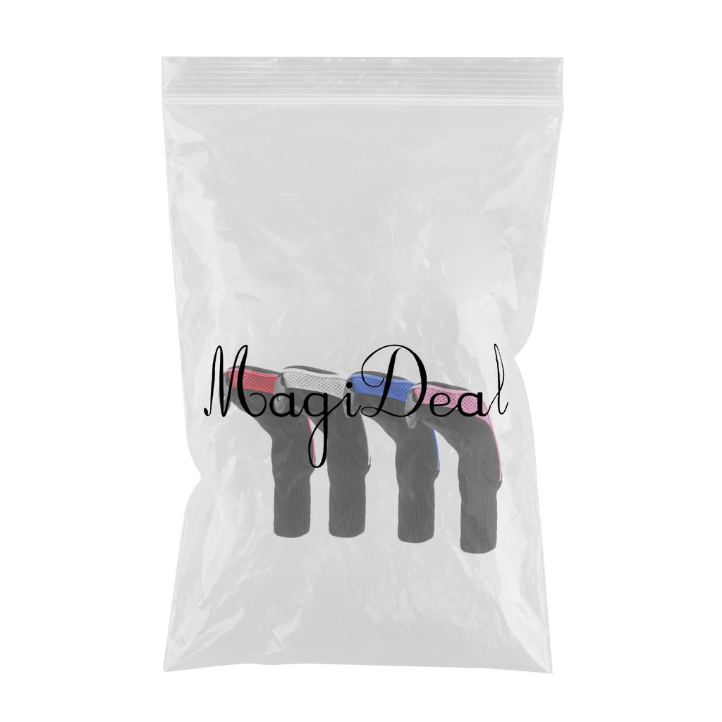 4Pcs Long Neck Golf Club Rescue Headcovers Golf Hybrid UT Headcover