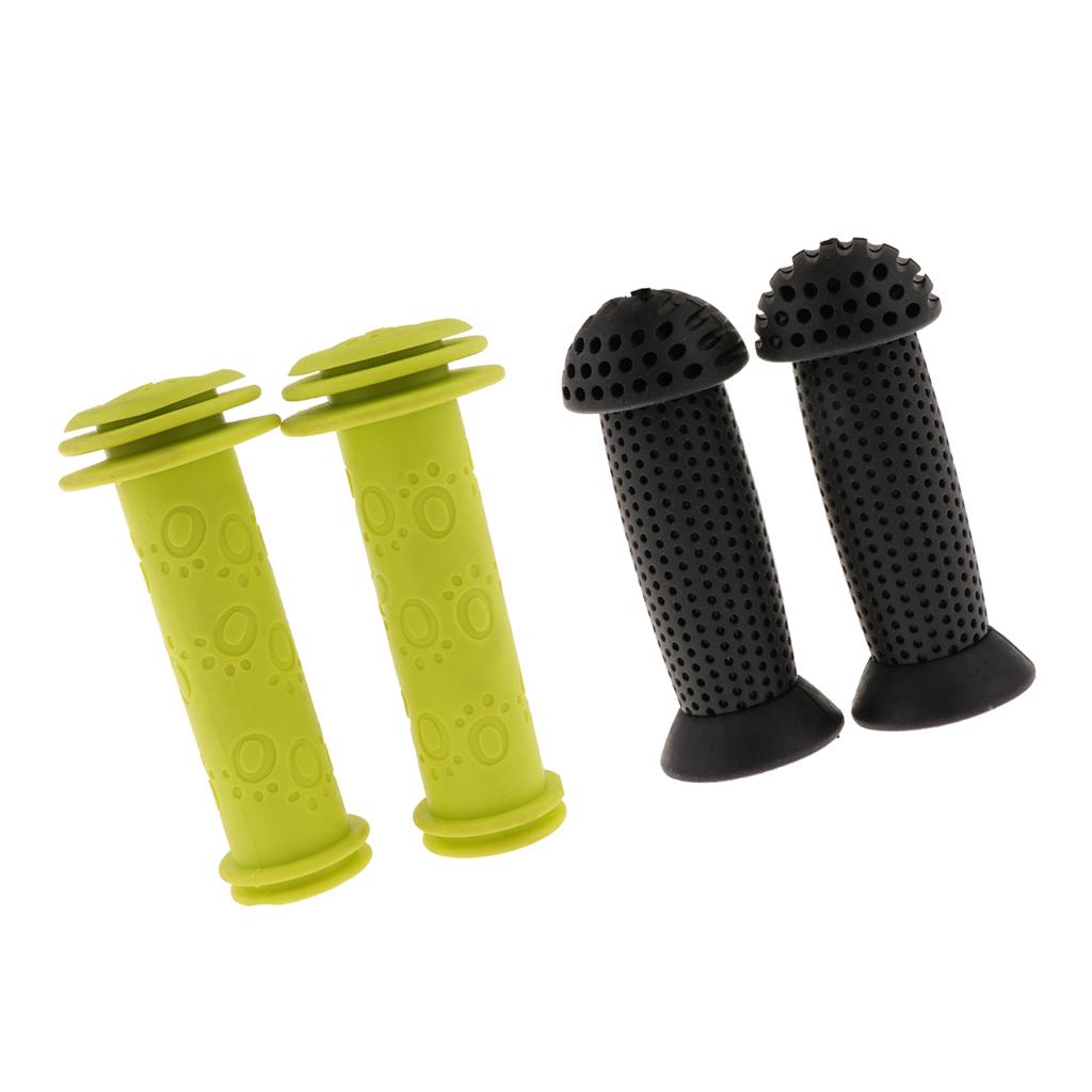 2Pcs Balance Bikes Handlebar Grips Mushroom Style Bar Grip Cycling Accessory