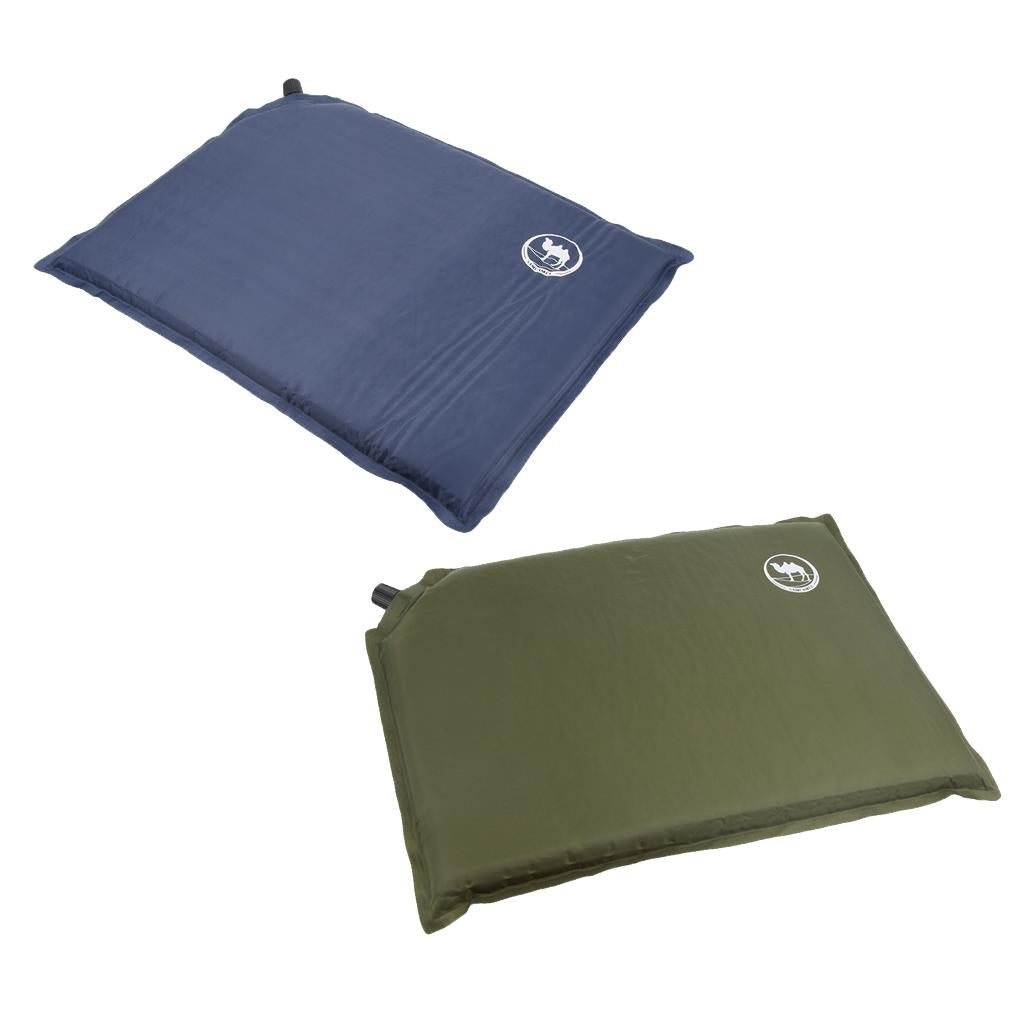 2Pcs Self Inflating Outdoor Sports Travel Camping Stadium Seat Cushion Pad