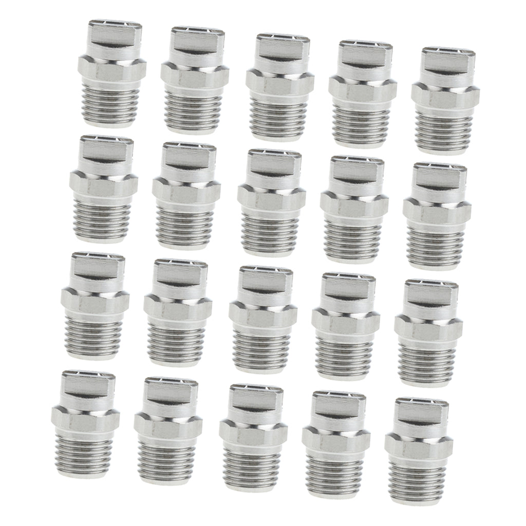20 Pieces High Pressure Spray Nozzle Tip 1/4 Pressure Washer Accessories"