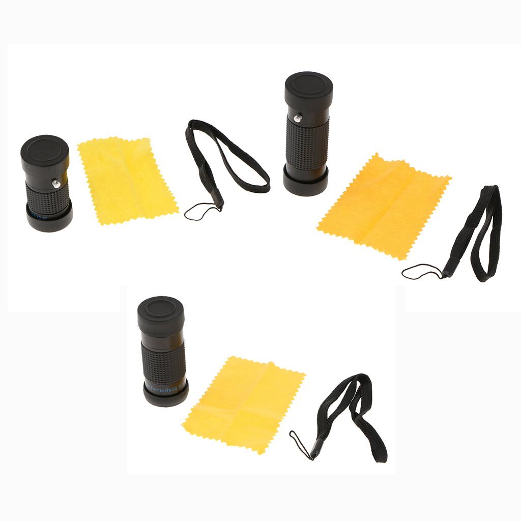 8x21/4x12/6x16 Extra Short Focus Optics Zoom Telescope Monocular Typoscope