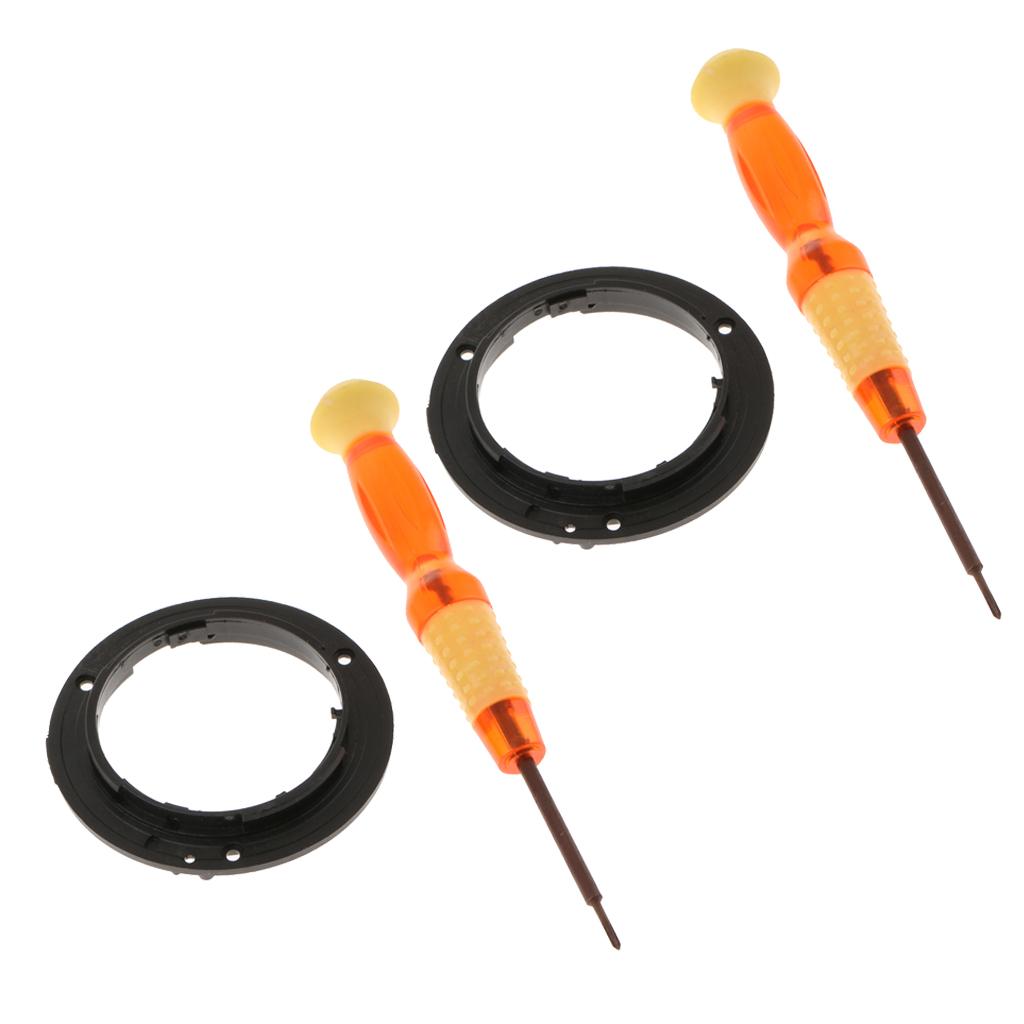 2 Piece 58mm Bayonet Mount Rings for Nikon 18-135 18-55 18-105 55-200mm Lens