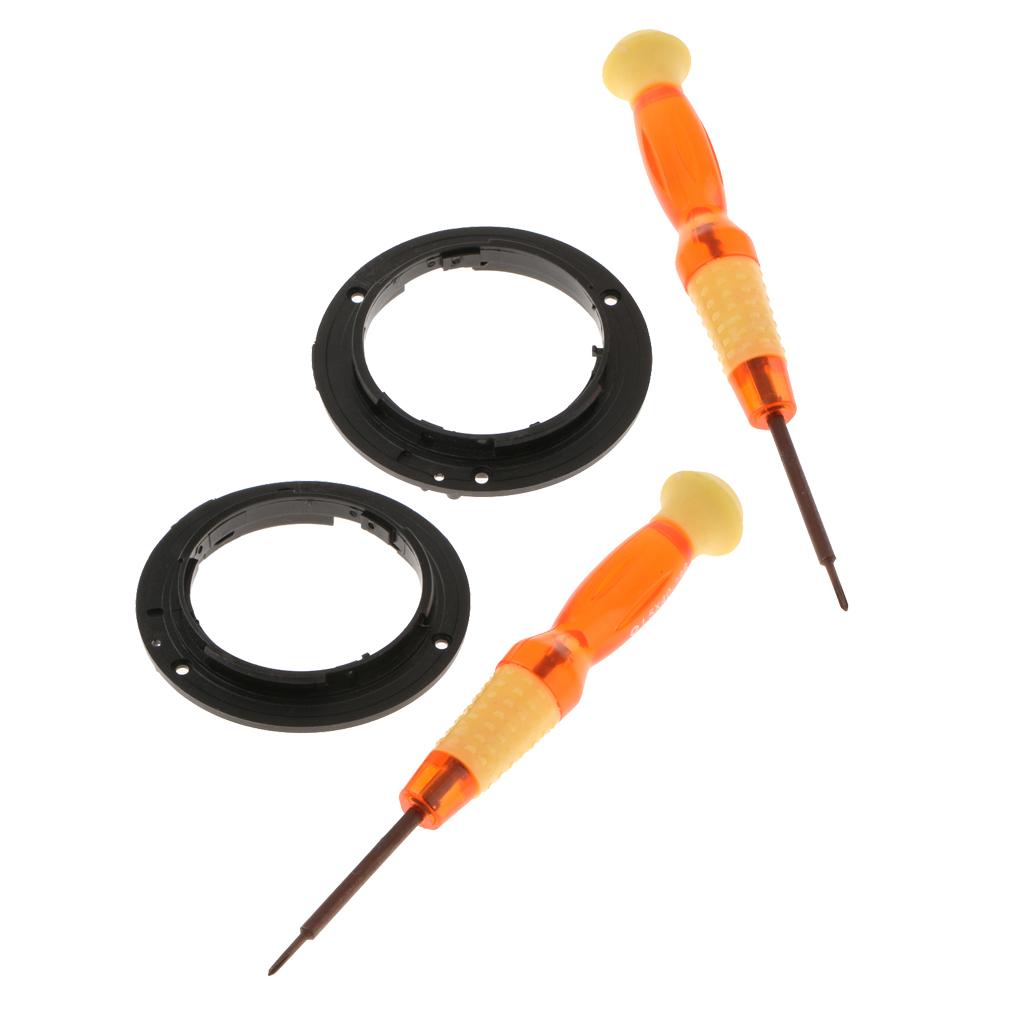2 Piece 58mm Bayonet Mount Rings for Nikon 18-135 18-55 18-105 55-200mm Lens