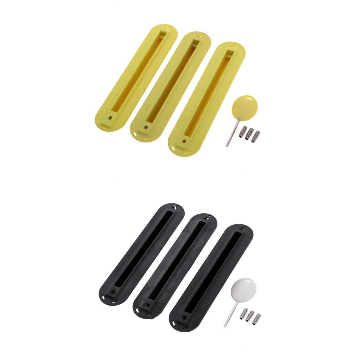 6 Piece Tri Box Surfing SUP Surfboard Fin Plug Set with Screw 01