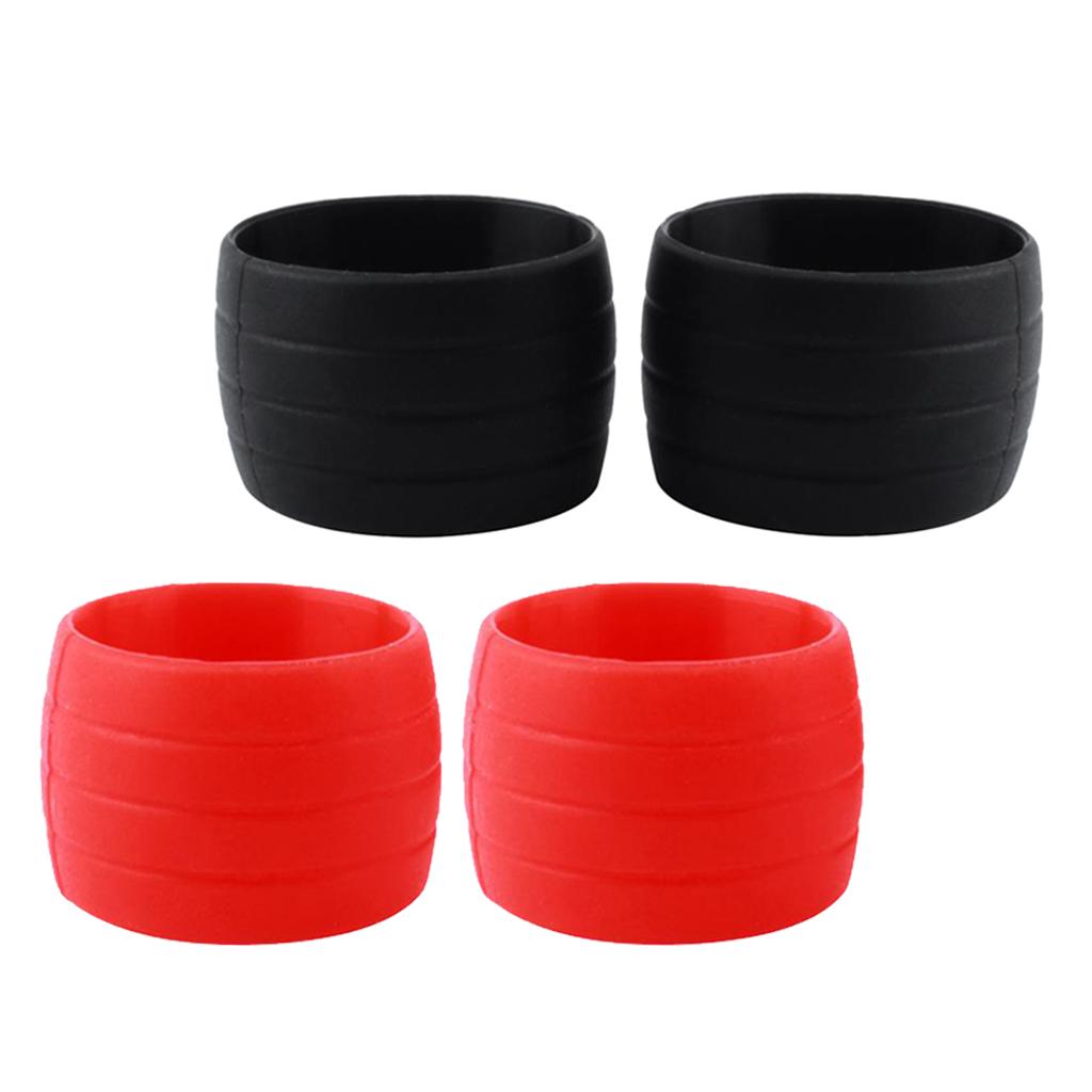 2 Pair Road Bike Drop Bar Fixed Gear Bicycle Handlebar Tape Bundle Ring 02