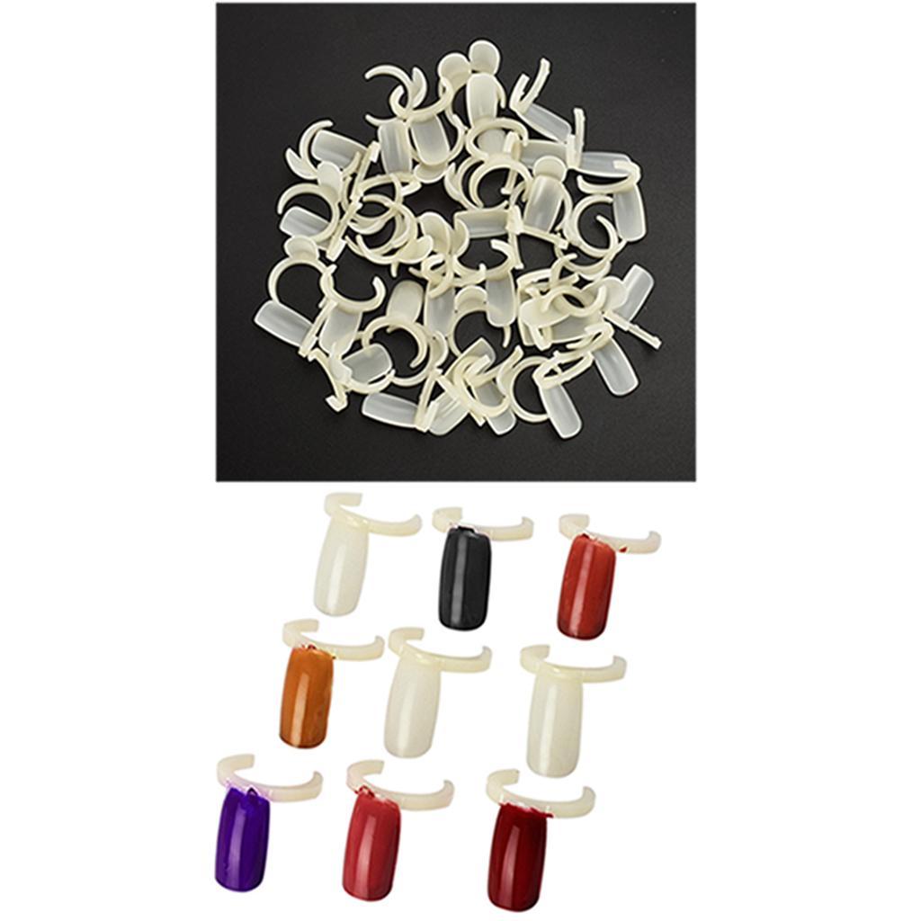 200Pcs Nail Art Color Pops Display Card Ring Polish UV Gel Tip Showing Tool