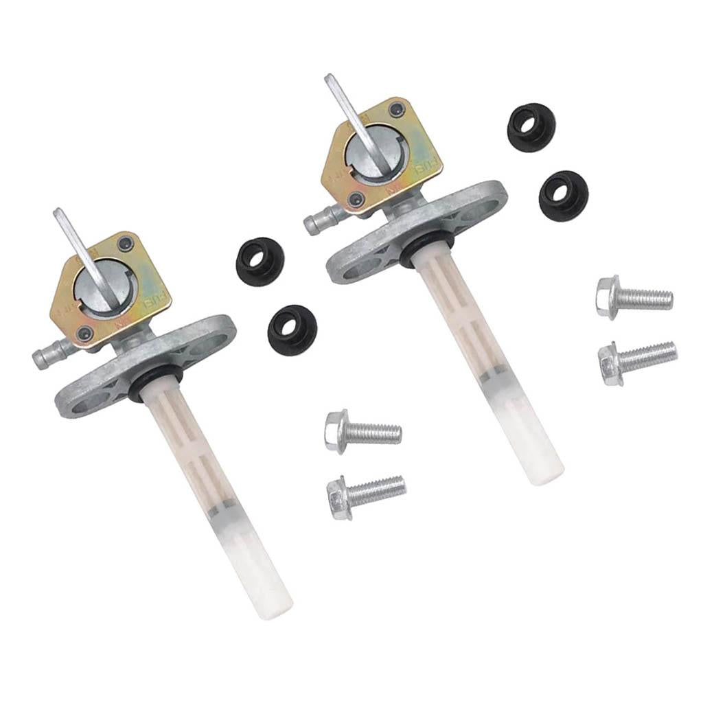 2pcs Fuel Gas Petcock Valve Switch for Honda TRX250 350 XR70 100 CRF150 250